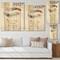 Designart - Two Feathers Your VIbe Attracts Your Tribe - Bohemian & Eclectic Print on Natural Pine Wood